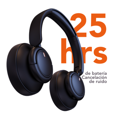 Quamtum Neo-Tech QX Pro — Audífonos Over-Ear Bluetooth con ANC y 50 hrs de batería